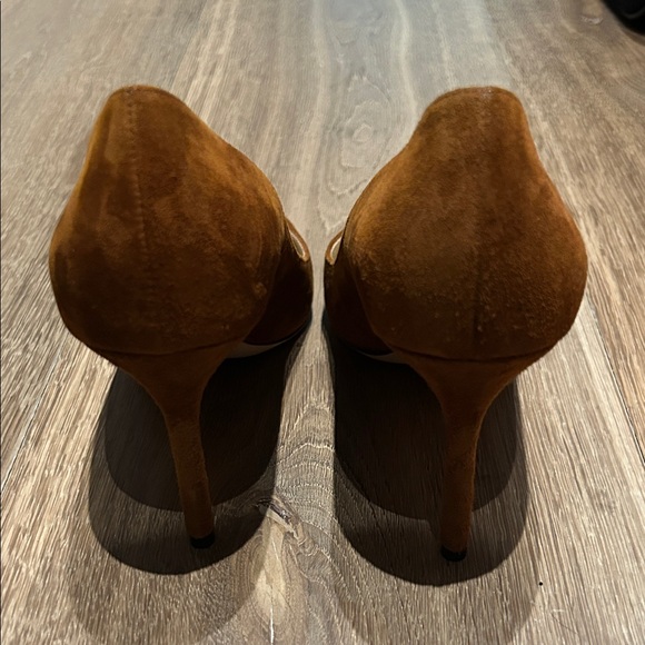 Jimmy Choo Romy Pumps 85 in Tan Suede - Picture 3 of 8